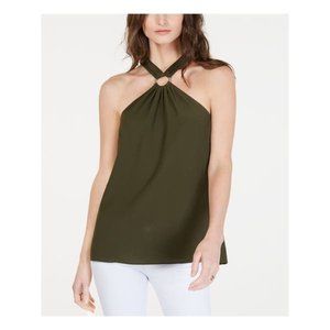 Michael Kors brown halter top